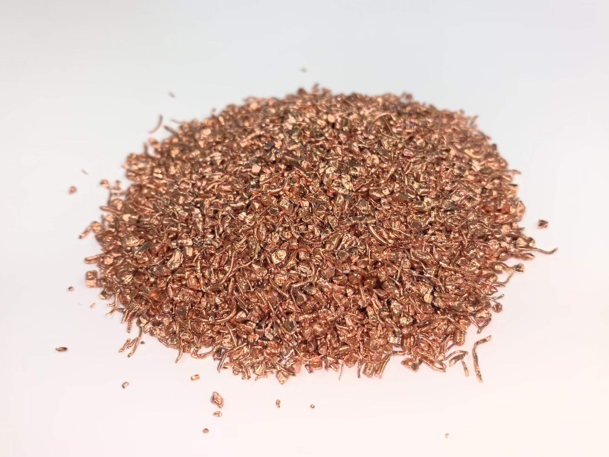 Pure 99.9% Copper Metal Chops (1 Pound) - High-Quality Raw Copper for Jewelry Making, Casting & DIY Crafts | RotoMetals