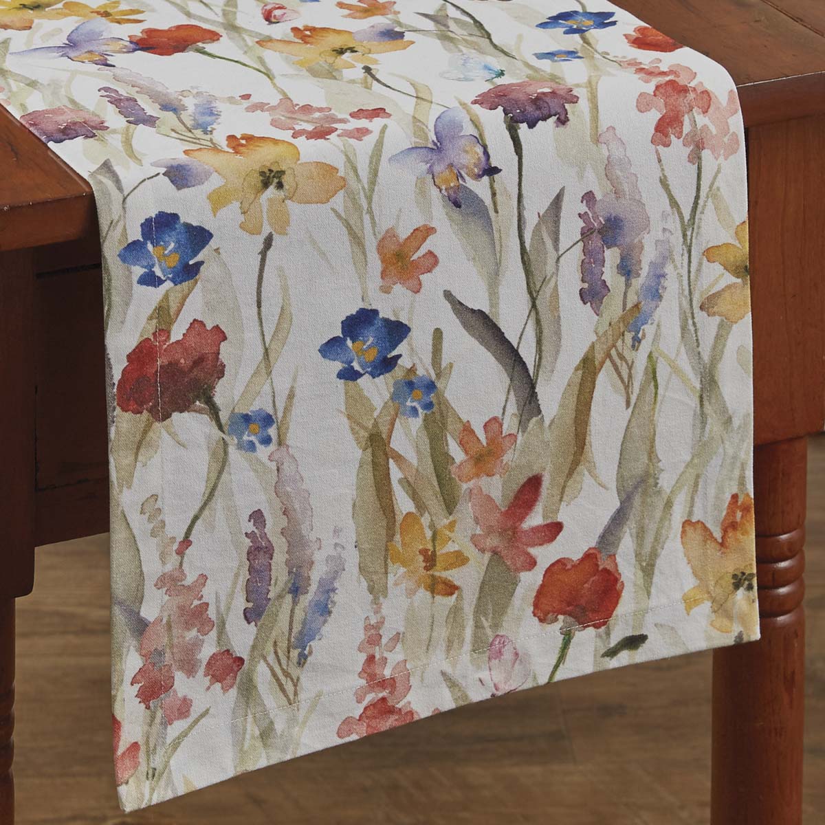 Enchantment 13 x 36 Inch Floral Print Table Runner - Elegant Dining Decor for Weddings, Holidays & Special Occasions