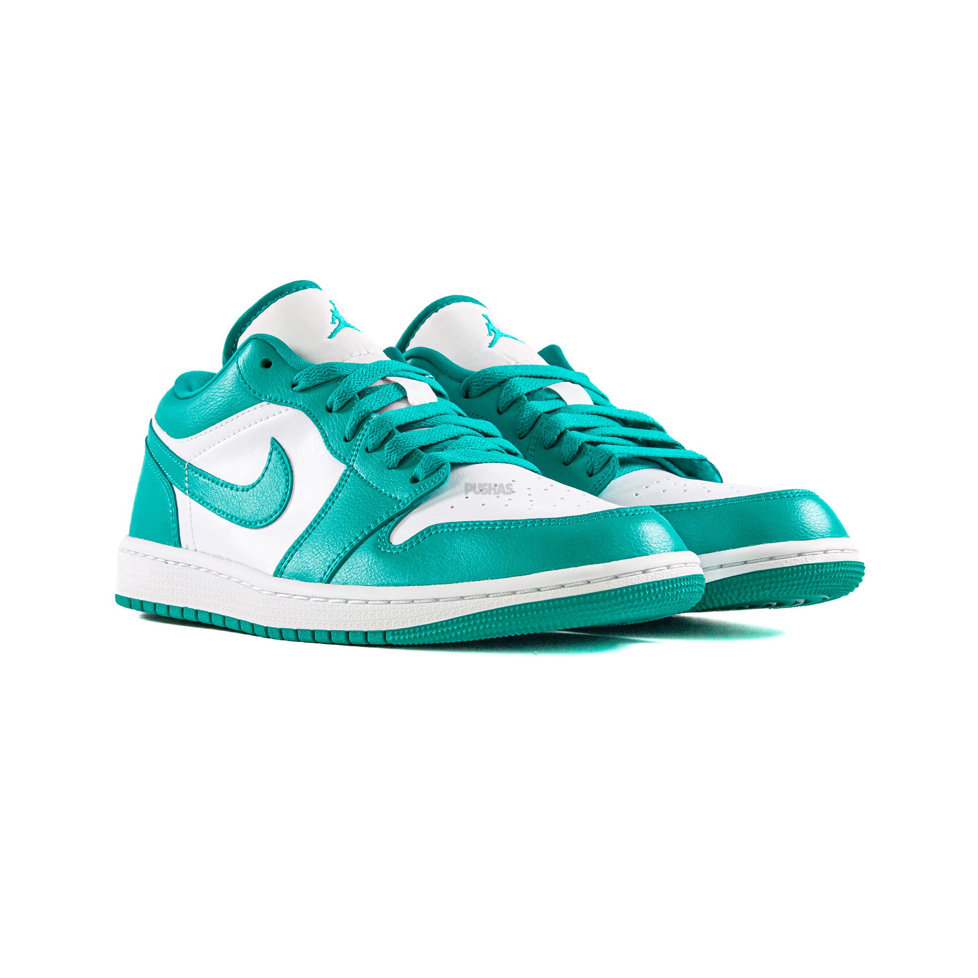Air Jordan 1 Low 'New Emerald' Women's Sneakers (2022) - Comfortable Casual & Athletic Shoes for Running, Gym, and Streetwear Fashion