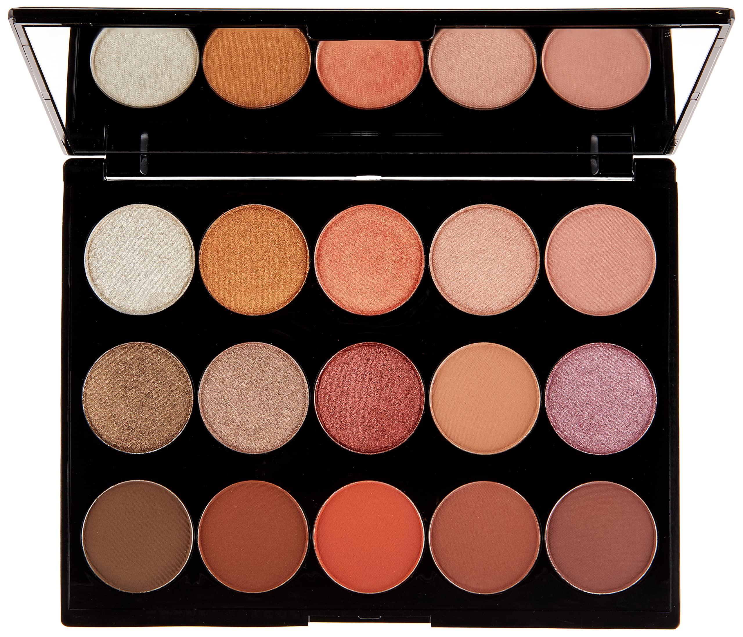 15-Shade Minah Eyeshadow Palette - High Pigment Matte & Shimmer - Cruelty-Free Makeup for Party & Date Night