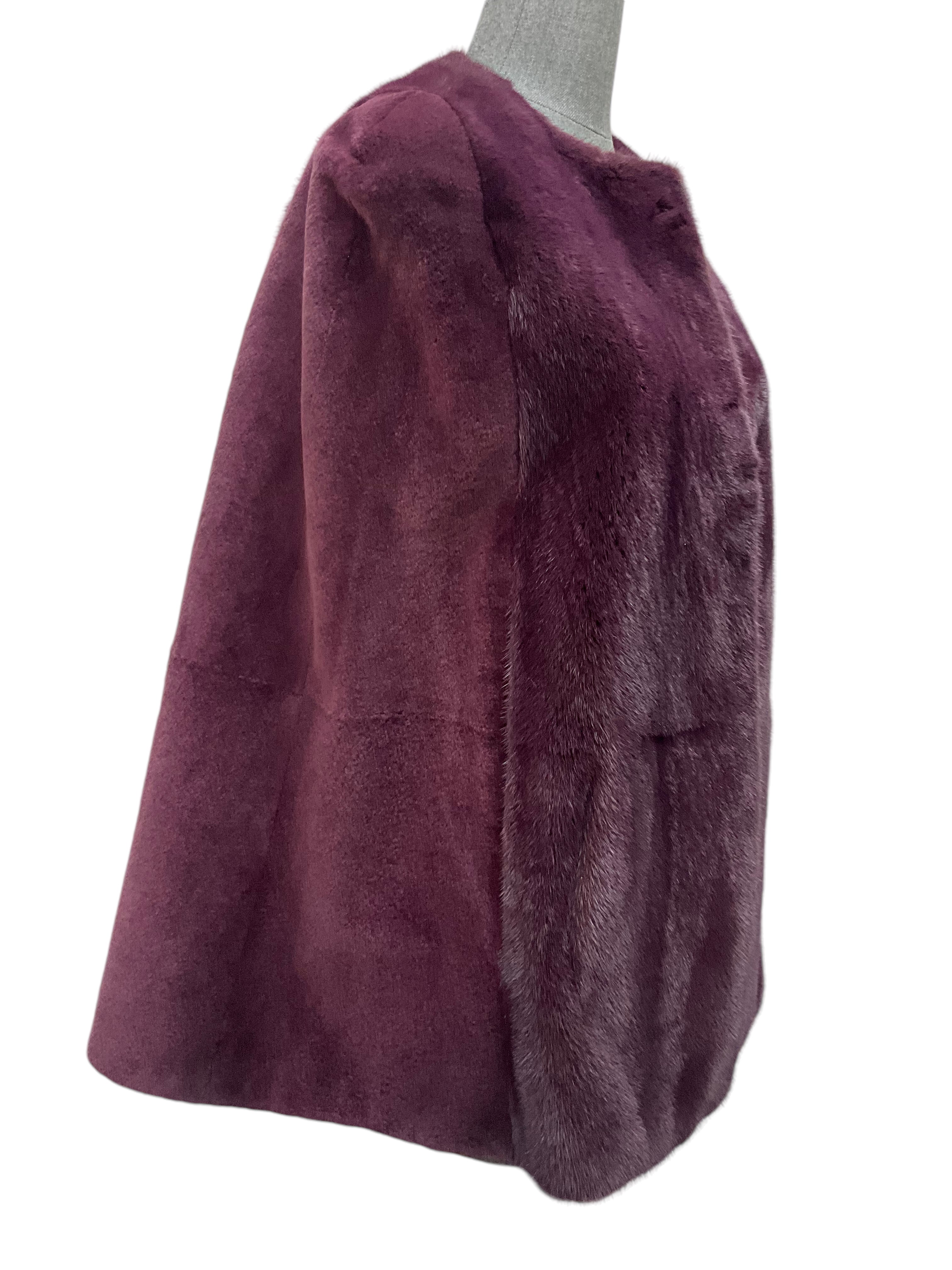 LORO PIANA Luxury Mink Fur Cape - One Size Fits All - Elegant Winter Outerwear for Women | Perfect for Parties, Weddings & Formal Events