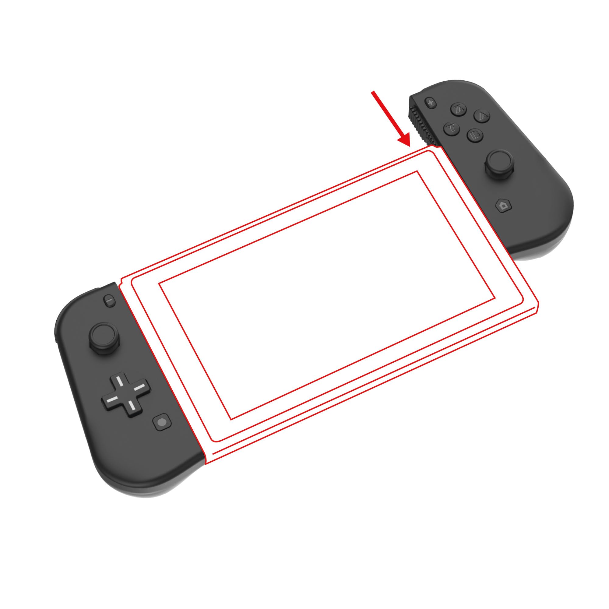 Wireless Joy-Con Controller for Nintendo Switch - Bluetooth Gamepad - Compatible with Switch Lite & OLED - Black - Perfect for Multiplayer Gaming & Travel