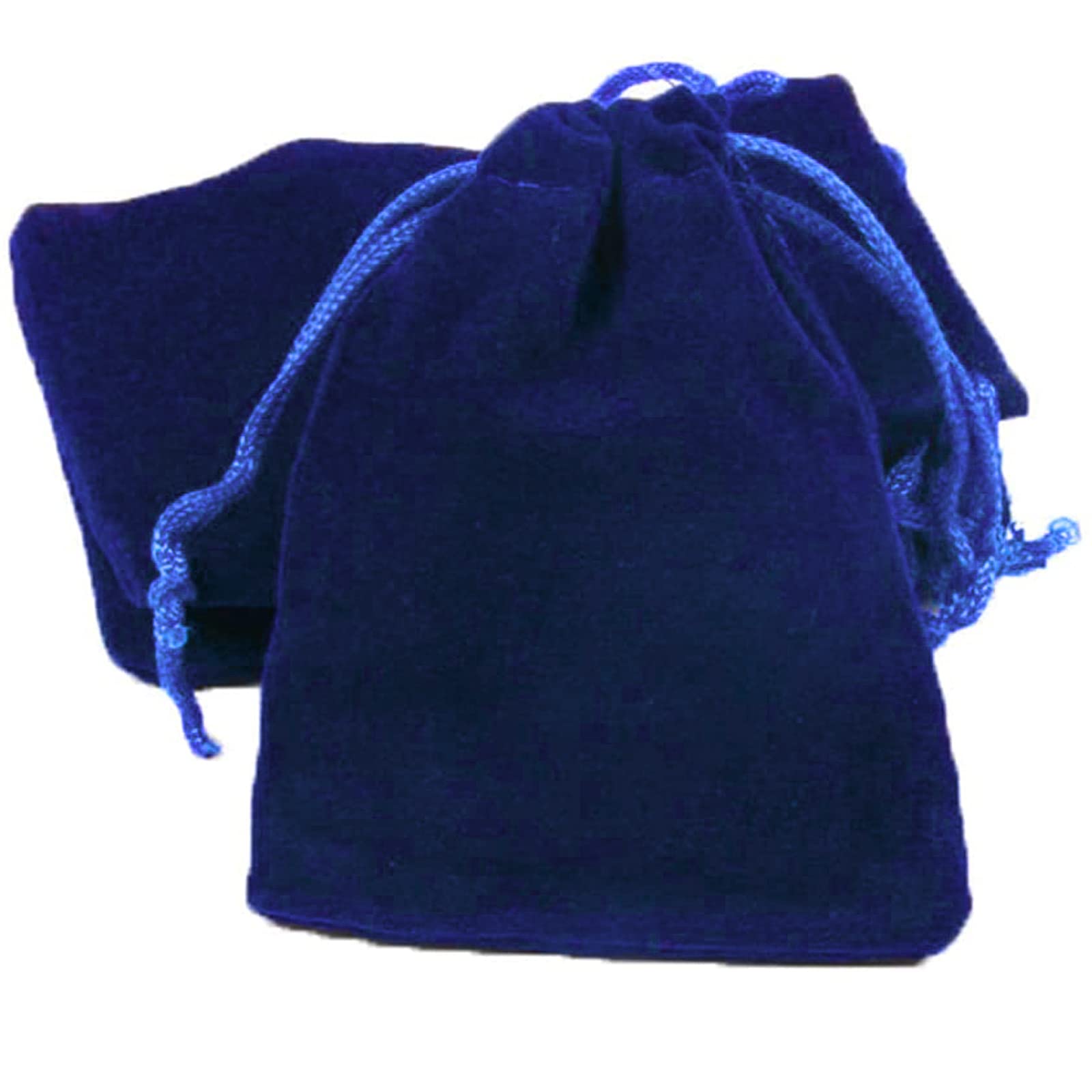 50pcs Velveteen Drawstring Bags - Small Velvet Jewelry Pouches for Candy, Gifts & Party Favors (3.5