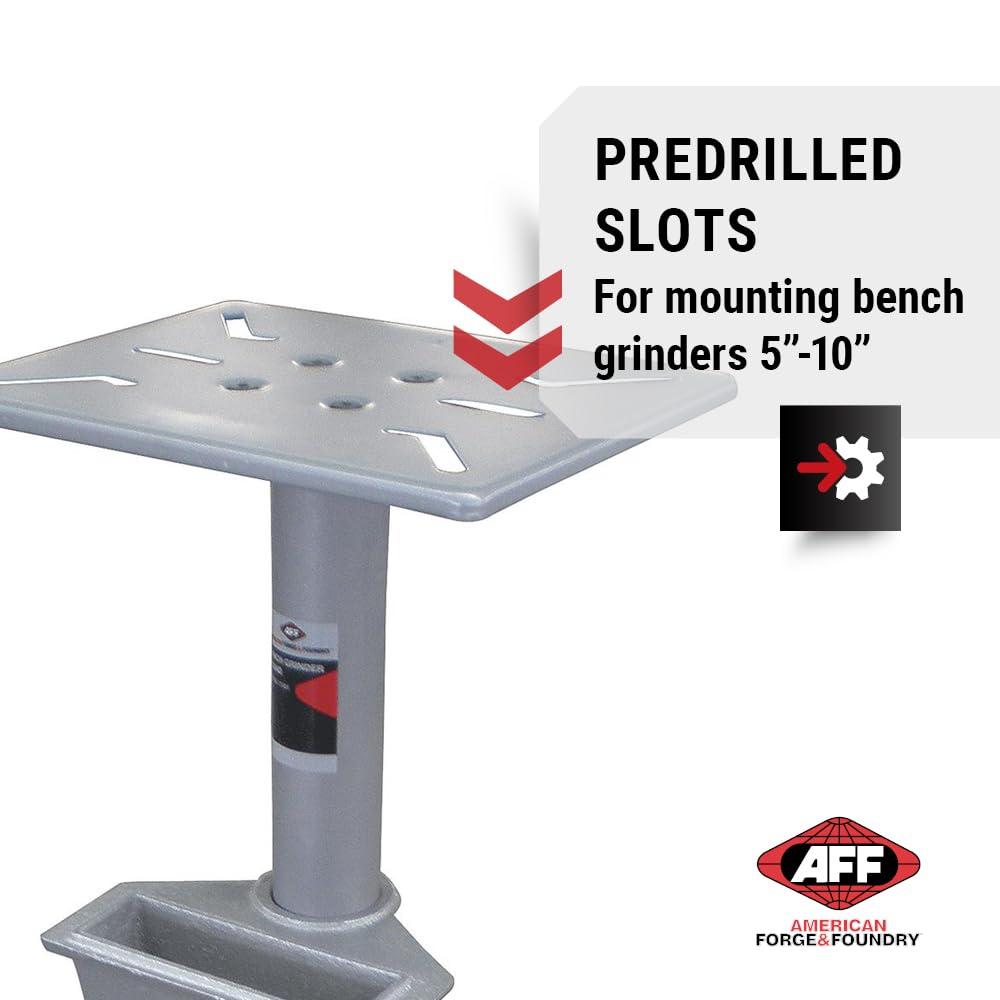 Heavy Duty Adjustable Bench Grinder & Vise Stand - 28