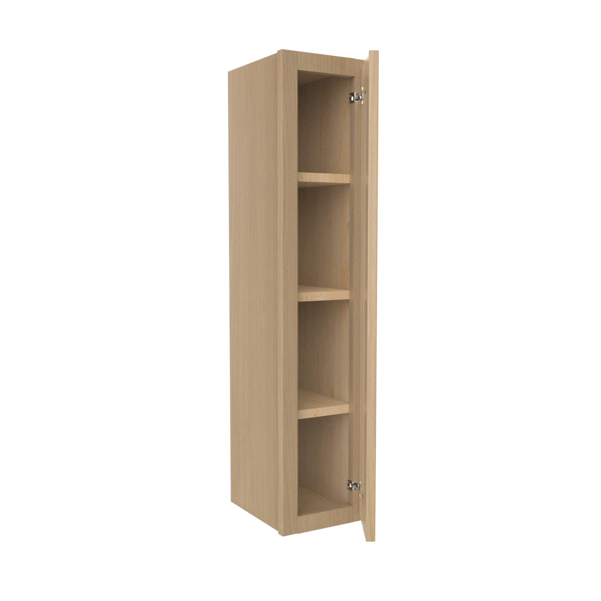 42 Inch High Single Door Wall Cabinet - Luxor Harvest RTA, 9W x 42H x 12D - Perfect for Kitchen, Bathroom, or Garage Storage & Organization