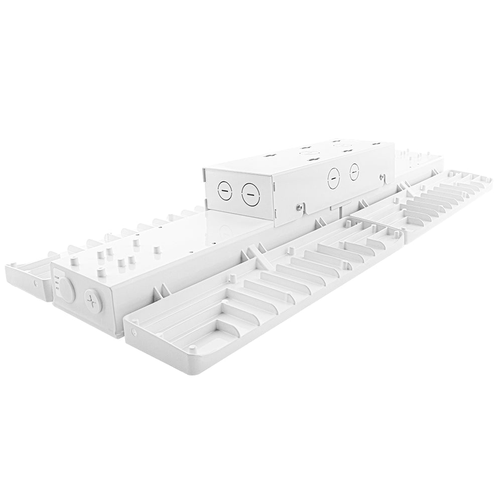 Pavo Series LED Linear High Bay Light Pendant Mounting Box - Durable Hanging Kit for Warehouse, Gym & Industrial Lighting