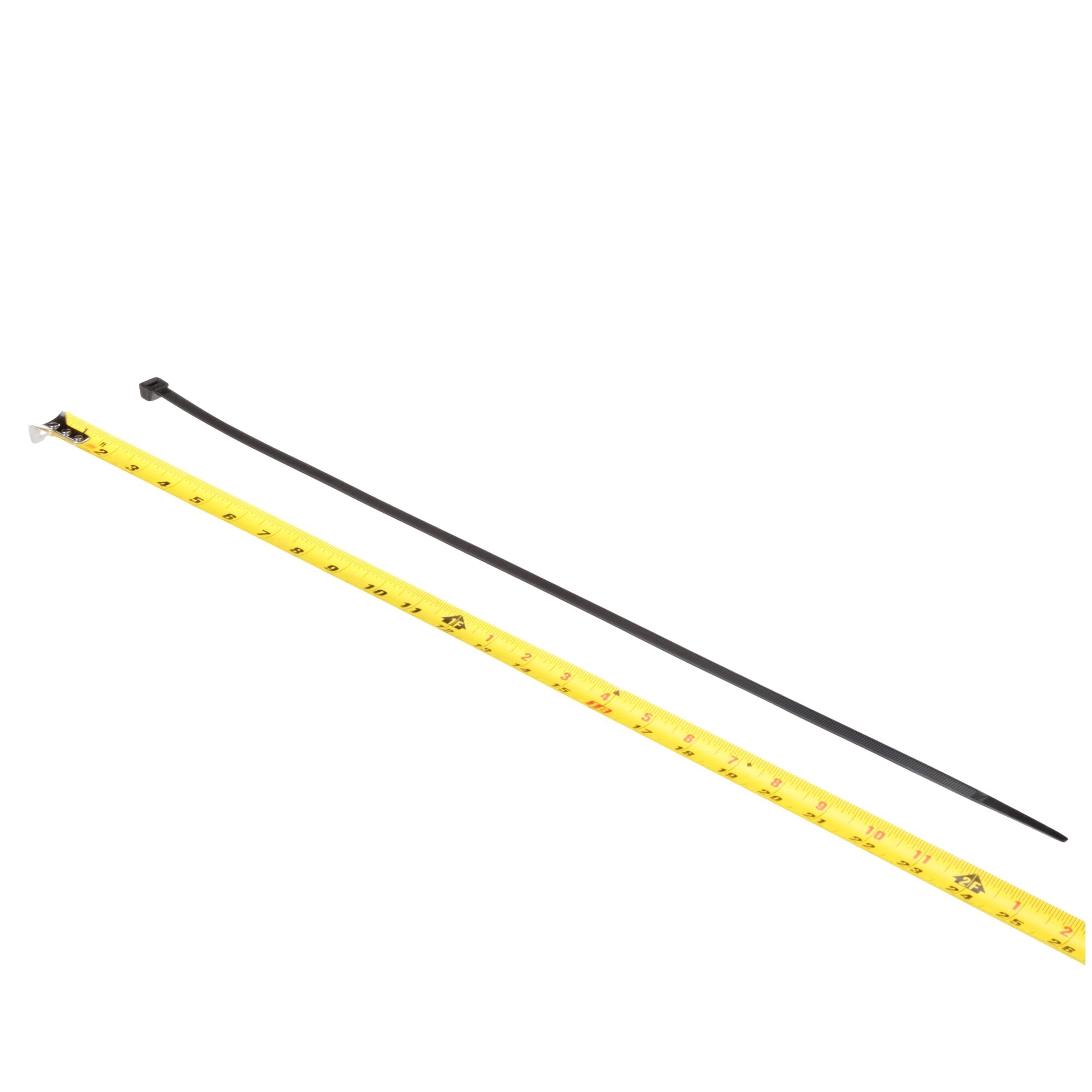 3M CT24BK175 Black Cable Ties 175-Pack - Heavy Duty Nylon Zip Ties for Organizing Wires, Cables, and Home Office Supplies