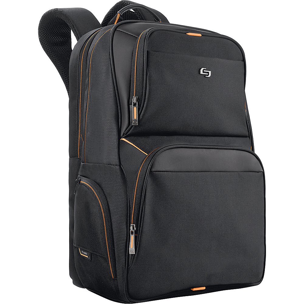 SOLO Urban Thrive 17.3 Inch Laptop Backpack - Waterproof Anti-Theft Business Backpack for Men & Women - Perfect for Work, Travel & College (Black)