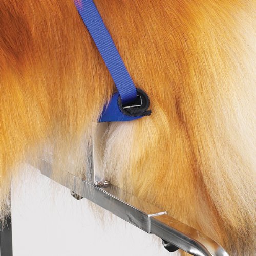 Premium Aluminum & Stainless Steel Adjustable Dog Grooming Table Support - Heavy Duty Pet Grooming Stand for Professional & Home Use