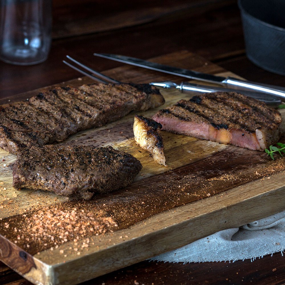 Premium Aged Angus Steak Bundle - Top Sirloin, NY Strip & Ribeye Cuts | All-Natural, Hand-Cut & Expertly Trimmed | Signature Seasoning | Gourmet Steak Gift Box Delivered | Perfect for Special Occasions, BBQ Parties & Luxury Home Dining