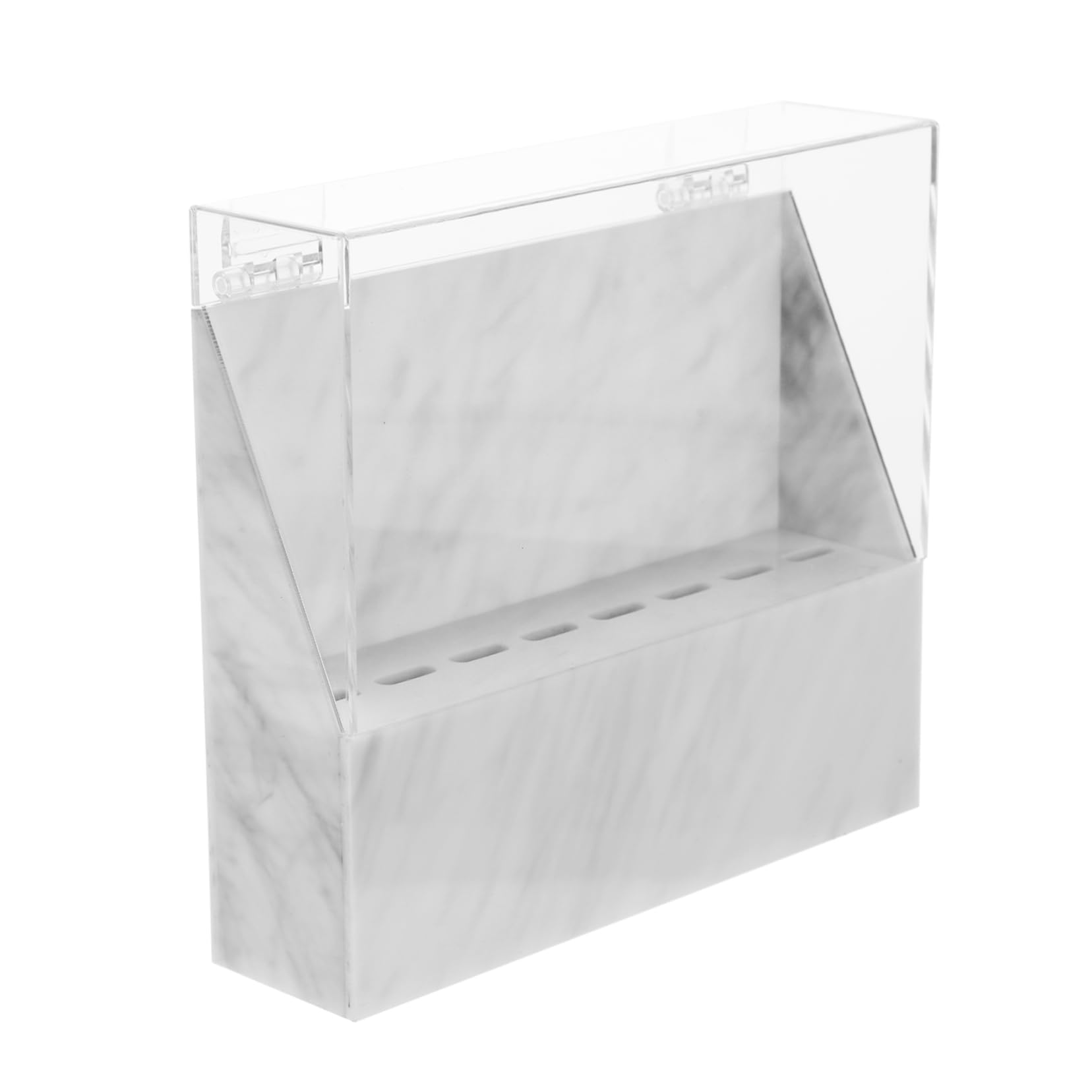 Professional Acrylic Eyelash Extension Tweezer Stand Holder with Cover - Perfect for Lash Artists, Salon & Home Use