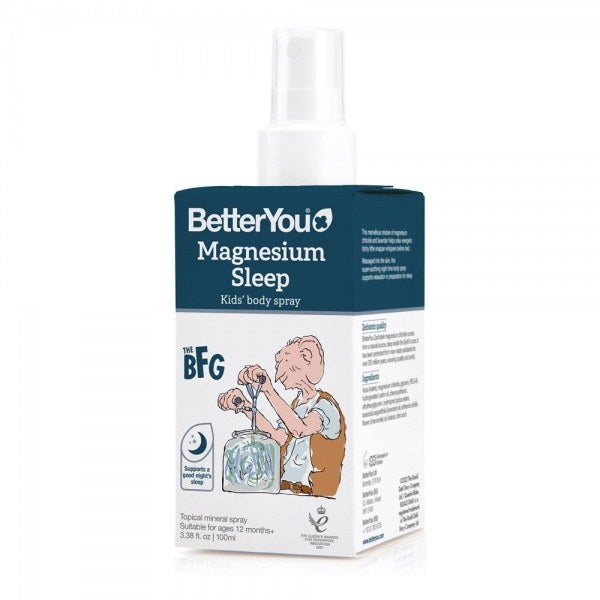 BetterYou Roald Dahl Kids Sleep Body Spray 100ml - Natural Lavender & Chamomile Aromatherapy for Children's Bedtime Relaxation | Perfect for Nighttime Routine, Calming Anxious Kids & Promoting Peaceful Sleep