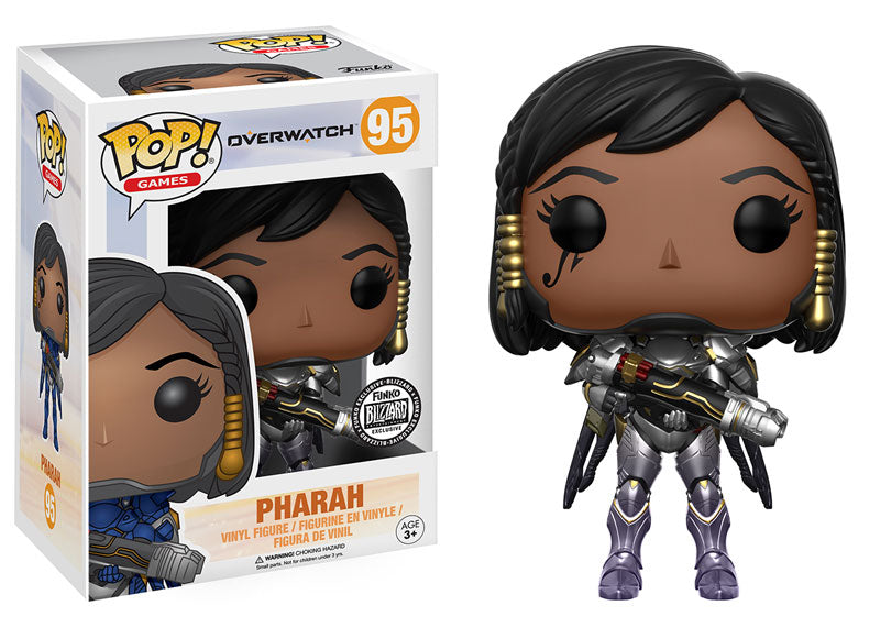Overwatch Pharah Action Figure - Official Blizzard Collectible for Gamers & Fans - Perfect for Display, Gaming Room Decor, and Gift Giving