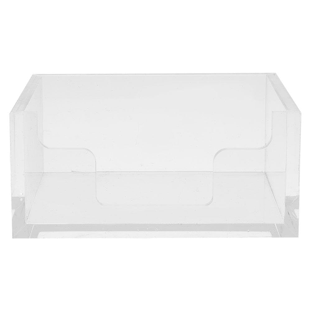 Dohobby Clear Acrylic Sticky Note Holder - Memo Pad Dispenser & Organizer for Office, Home, School - Perfect for Desk Organization, Productivity Tools, and Note-Taking Accessories