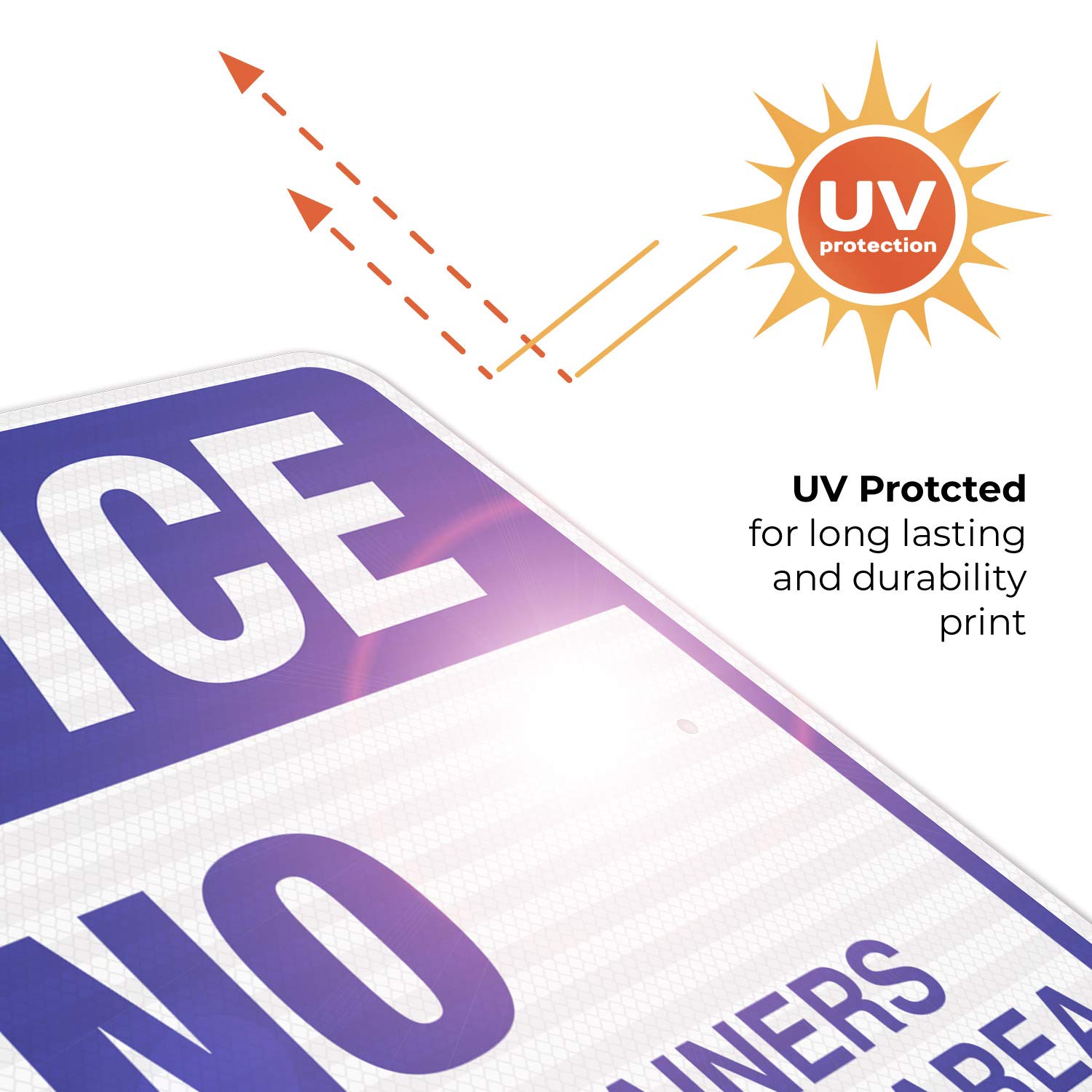 No Glass Containers Allowed Sign - 24x30 Inch Pool Area Warning Sign with 3M EGP Reflective .080 Aluminum, Fade Resistant for Indoor & Outdoor Use - Made in USA - Ideal for Swimming Pools, Water Parks and Public Recreation Areas