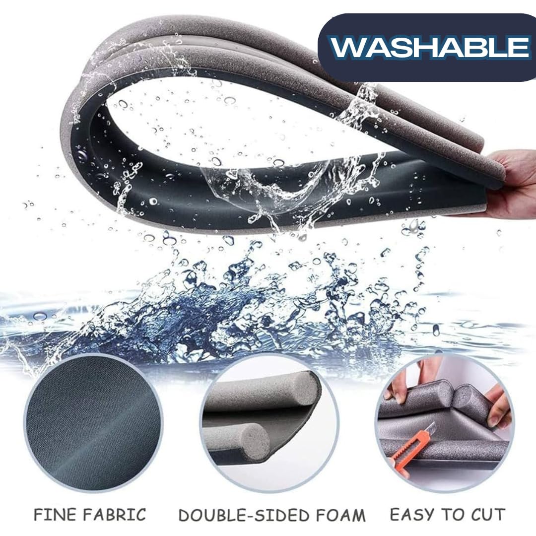 **AUTOTECH 39-Inch PVC Door Bottom Guard Seal - Weatherproof Draft Stopper, Gap Filler, Dust & Insect Barrier - Noise Reduction & Soundproofing for Home, Office & Apartment Doors**