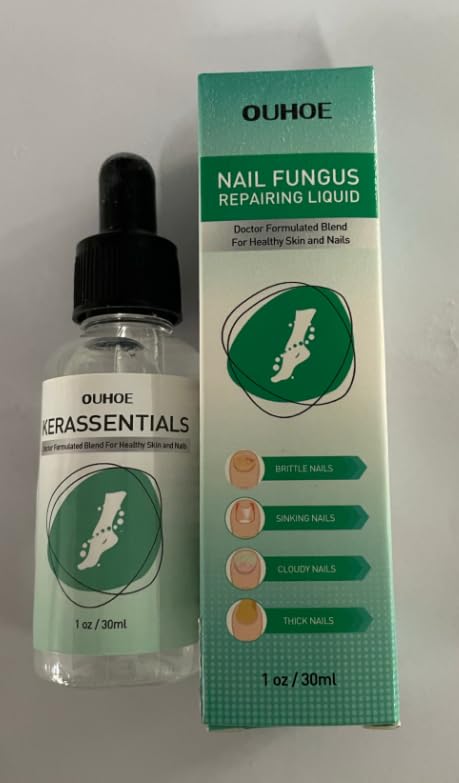 Extra Strength Toenail & Fingernail Fungus Treatment - Fast-Acting Nail Repair Solution for Damaged & Discolored Nails (1oz) - Renews & Strengthens Nails - Ideal for Athletes, Swimmers & Active Lifestyles