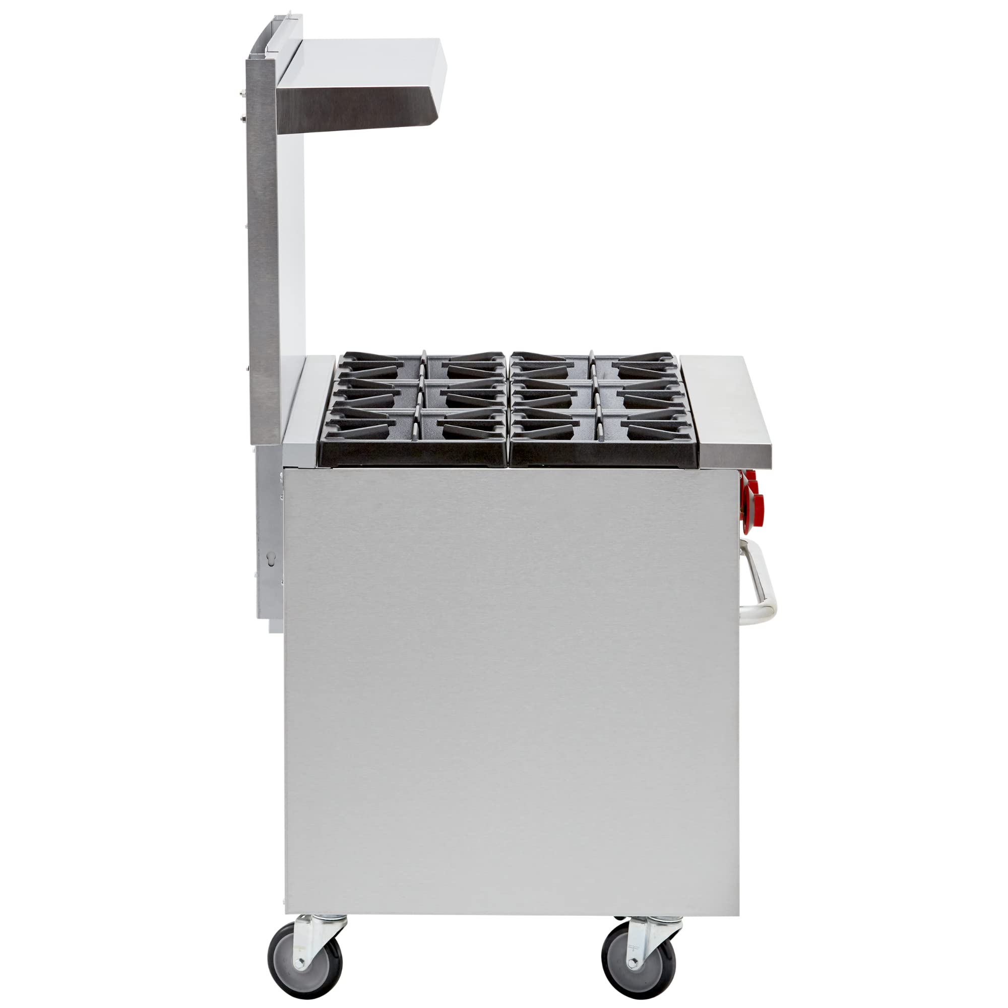 IR-6B 36-Inch Six Burner Commercial Gas Range with Oven - 210,000 BTU Stainless Steel Restaurant Stove - ETL Certified for Professional Kitchens & Catering Businesses