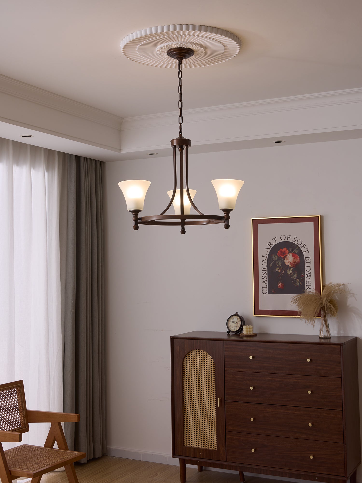 Celestine Glow Crystal Chandelier - Elegant Modern Ceiling Light Fixture for Dining Room, Bedroom & Living Room Decor | Perfect for Weddings & Home Renovation