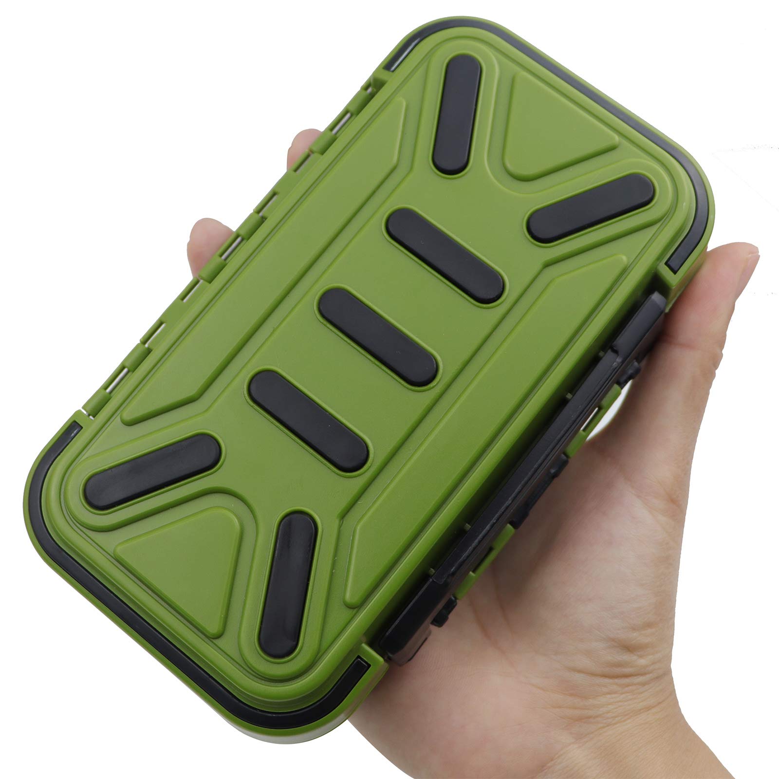 **Floating Fishing Tackle Box with Adjustable Dividers - Double-Sided Storage for Lures, Hooks, Beads & Jewelry - Perfect for Fishing Trips & DIY Craft Organizing**