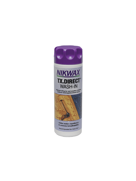 Nikwax TX Direct Wash In Waterproofing Treatment for Jackets & Outdoor Gear – Durable Water Repellent (DWR) for Hiking, Camping & Rainy Weather Protection