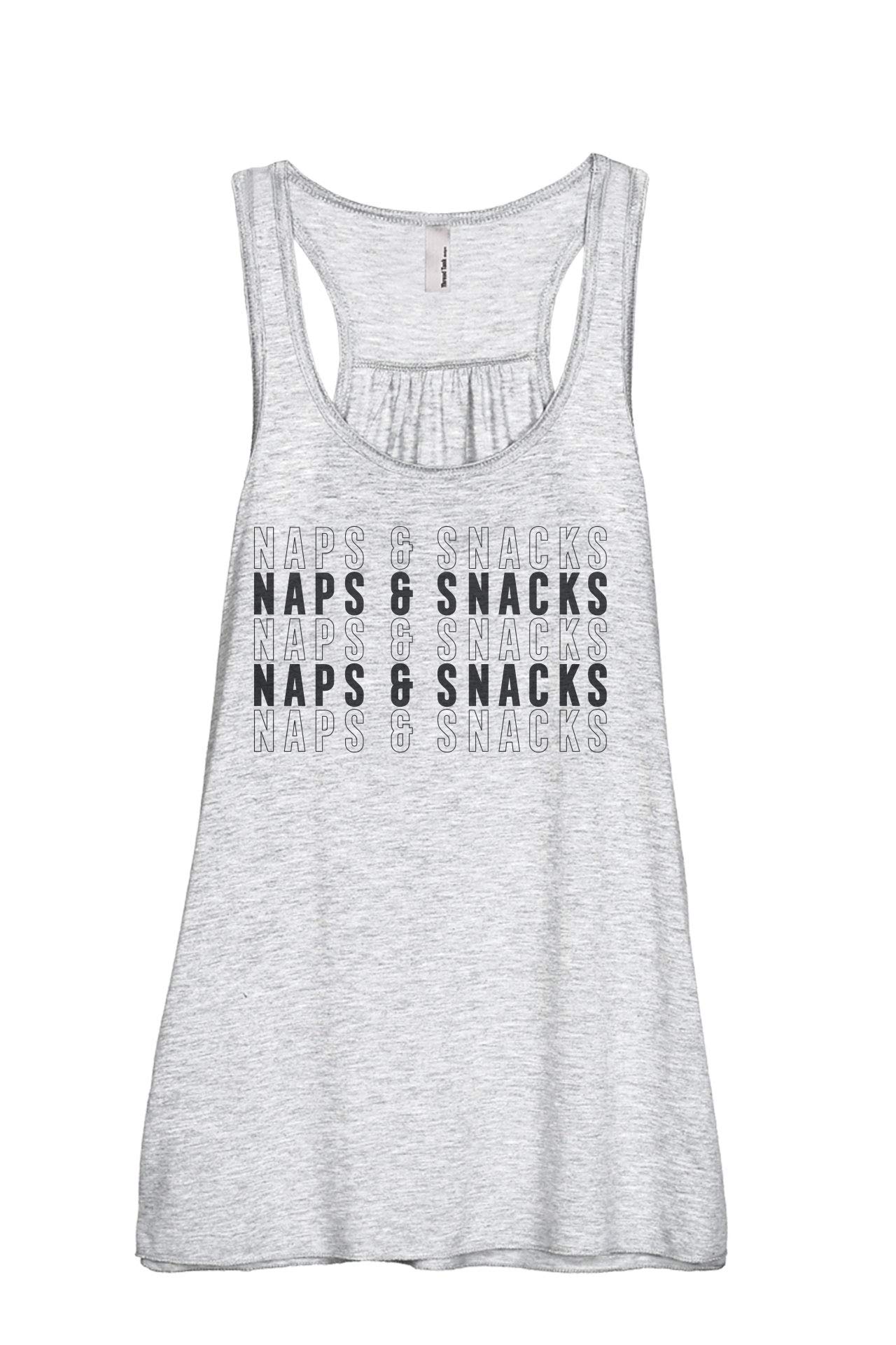 Women's Sleeveless Flowy Racerback Yoga Tank Top - Breathable Workout Shirt for Gym, Running & Lounge | Naps and Snacks Athletic Wear