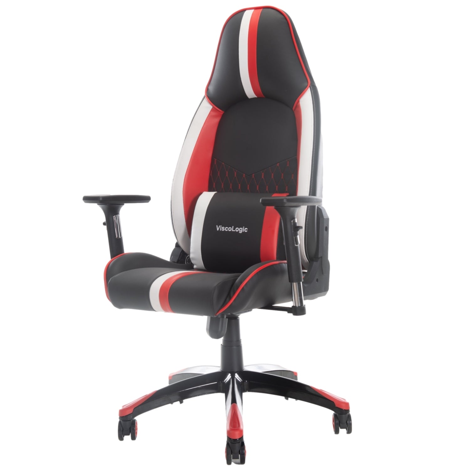 PRO X Series 7903 Gaming Chair - Ergonomic Racing Style with Adjustable Lumbar Support (Black & Red) - Perfect for PC Gaming, Esports, and Home Office Setup