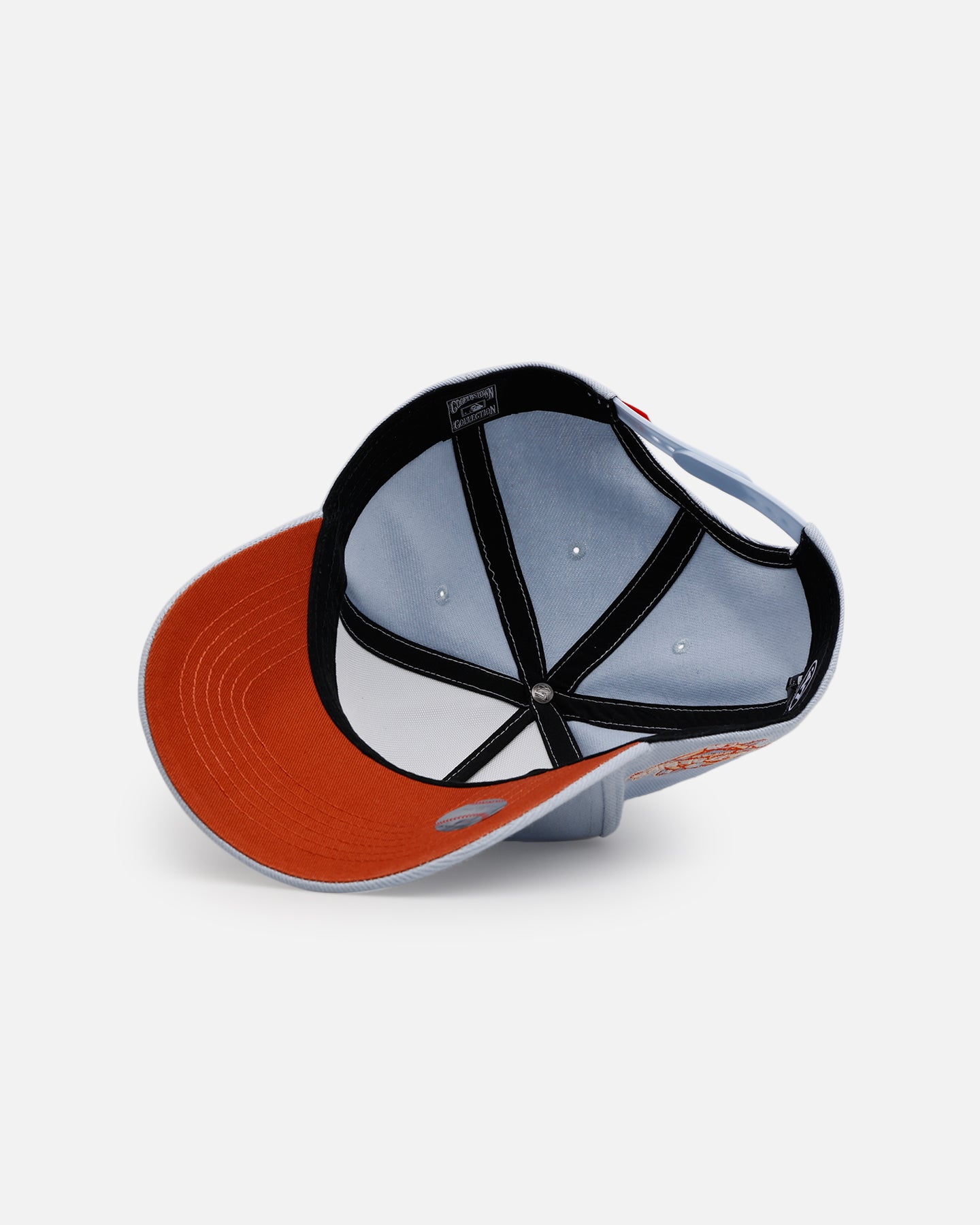 47 Brand Los Angeles Angels 'Overstitch' 47 Offside Snapback Hat - Light Blue Adjustable Baseball Cap for Men & Women - Perfect for Sports Fans, Casual Wear & Game Day Outfits