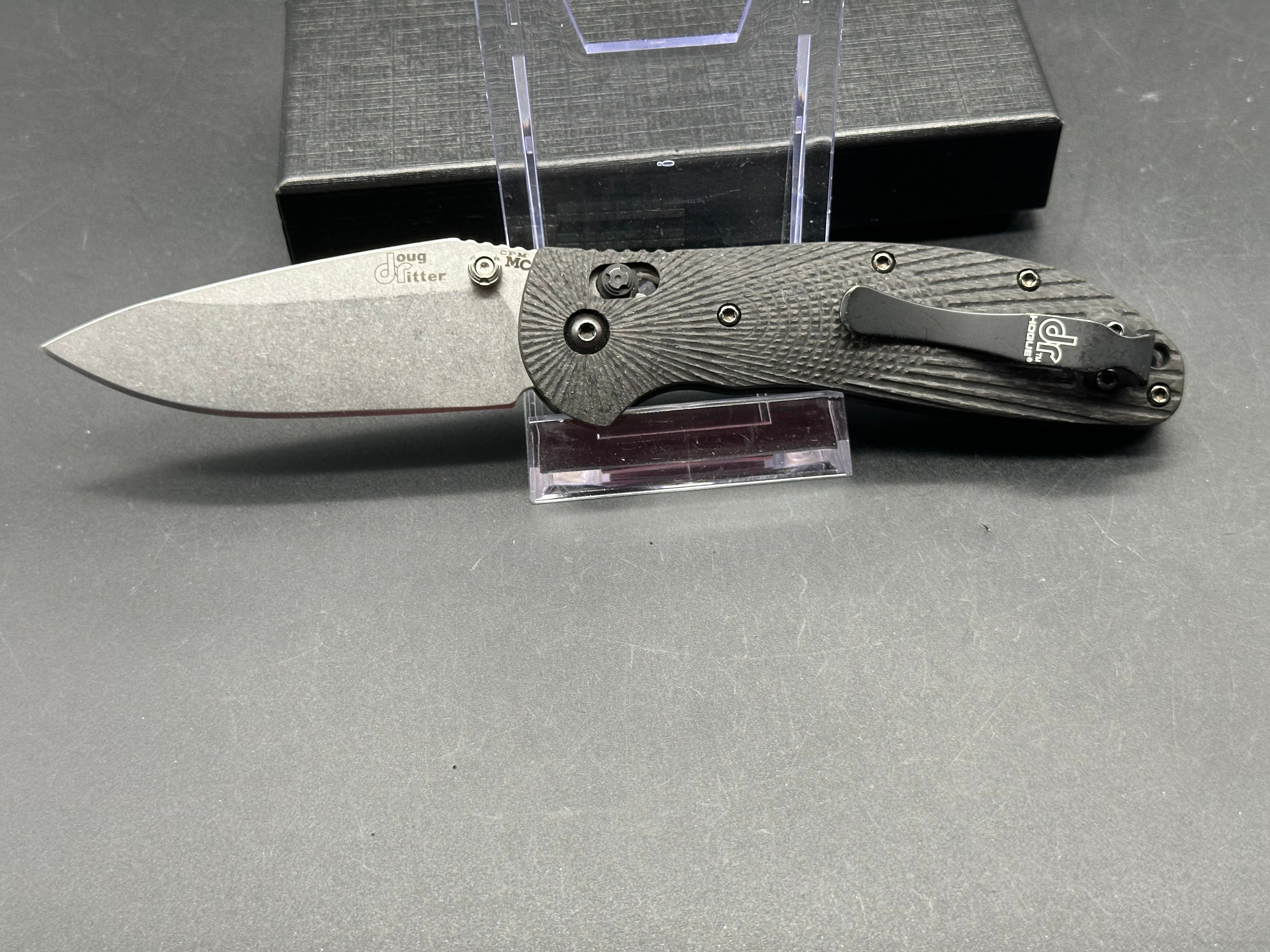 Hogue Doug Ritter RSK Full Size Folding Knife - Carbon Fiber Handle, MagnaCut Blade - Used in Great Condition | Outdoor Survival, Camping, EDC, Tactical Use