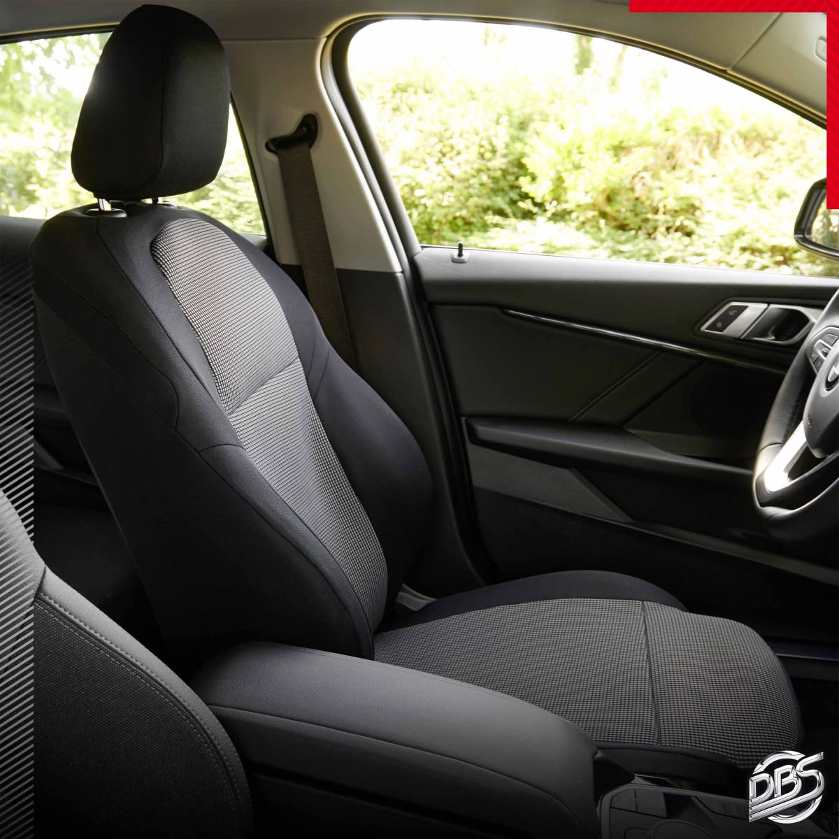 Premium Custom Car Seat Covers - Luxury Fit & Quick Installation - Airbag & ISOFIX Compatible - Perfect for SUVs, Sedans & Family Vehicles