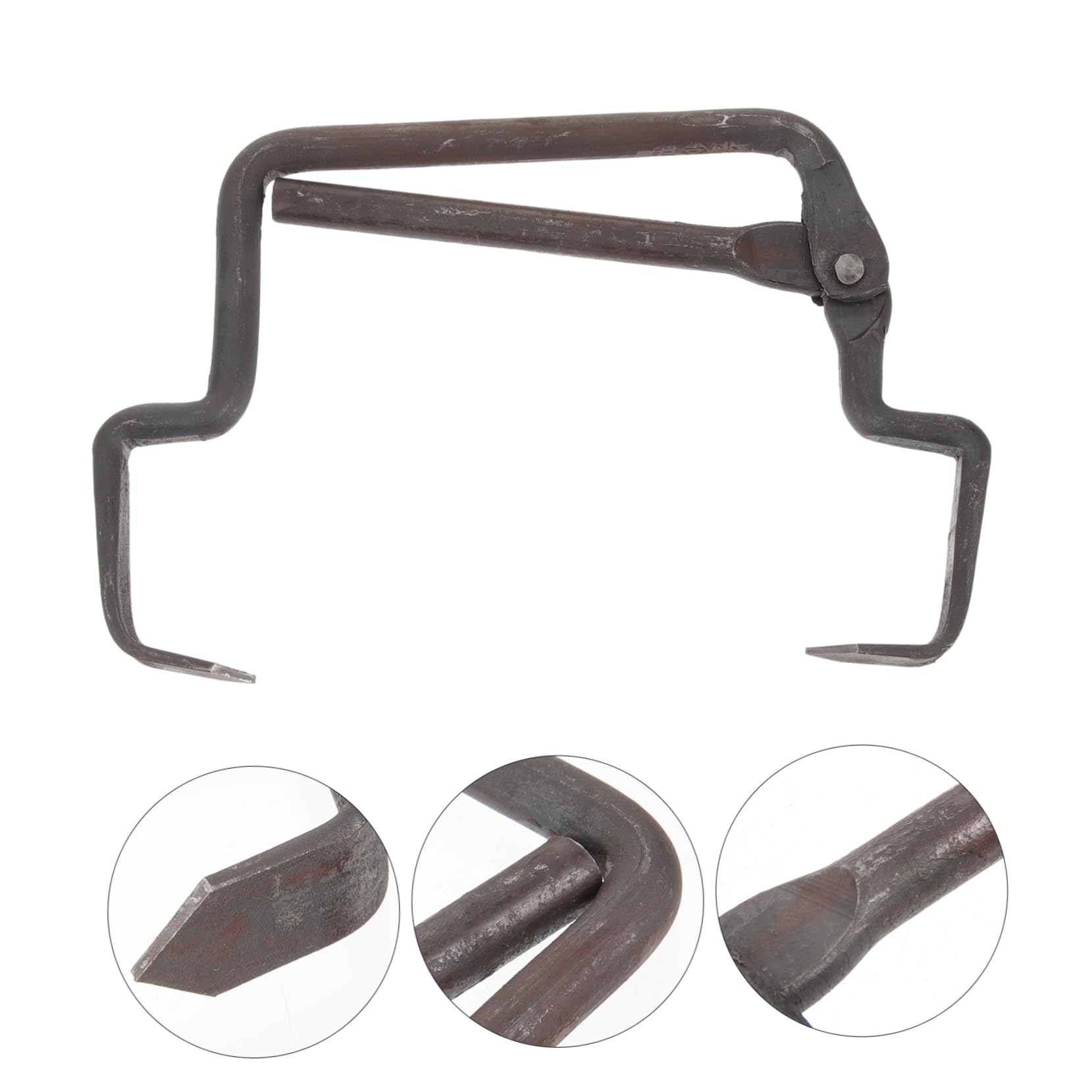 Heavy Duty Industrial Ice Statue Lifter - Reusable Ice Tong Tow Bar for Moving & Lifting Large Ice Blocks - Perfect for Ice Sculptures, Catering Events & Commercial Use