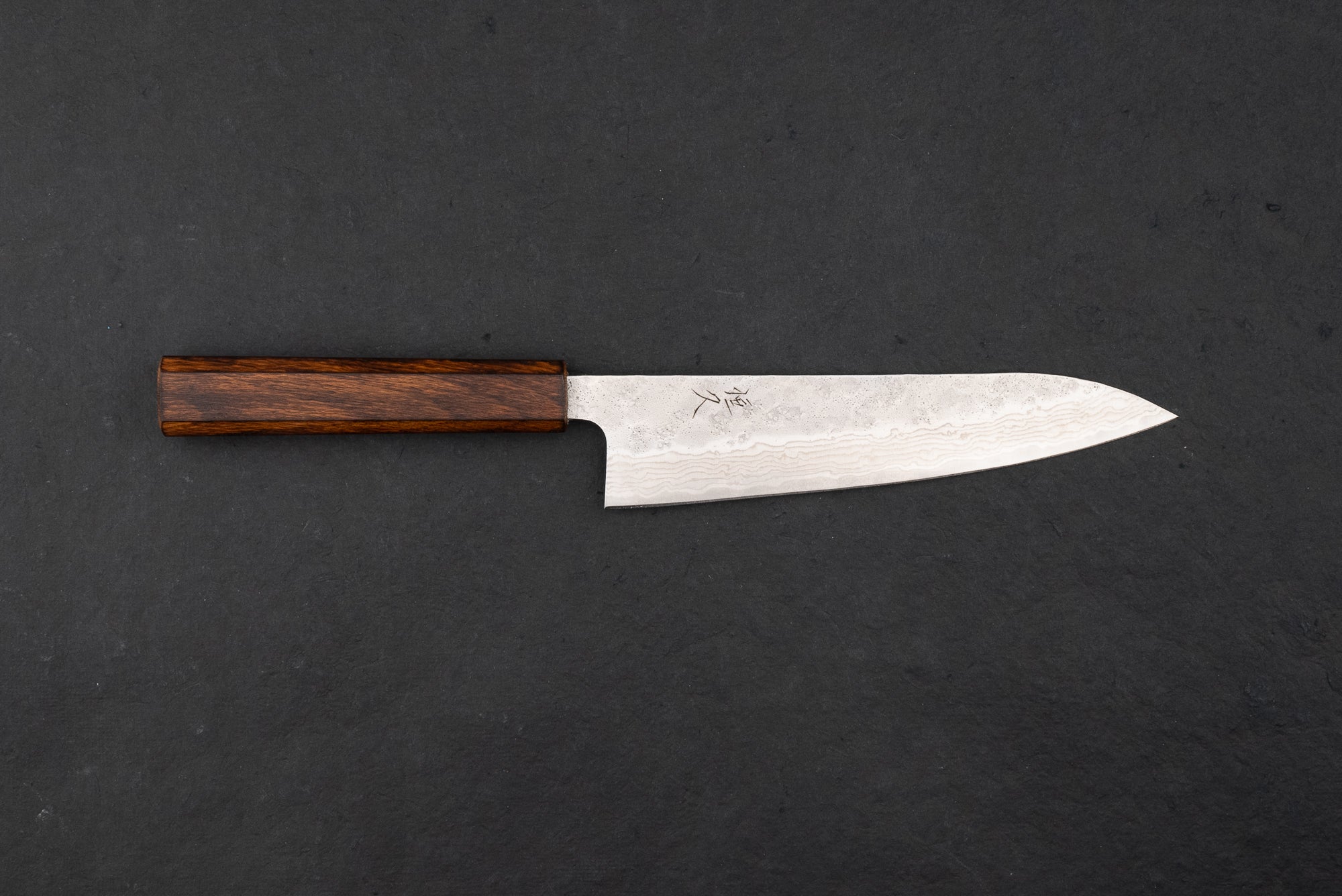 Premium Tsunehisa 440C Sanjuichi Tsuchime Damascus Gyuto Chef Knife 180mm - High-Performance Japanese Kitchen Knife for Professional Chefs & Home Cooking