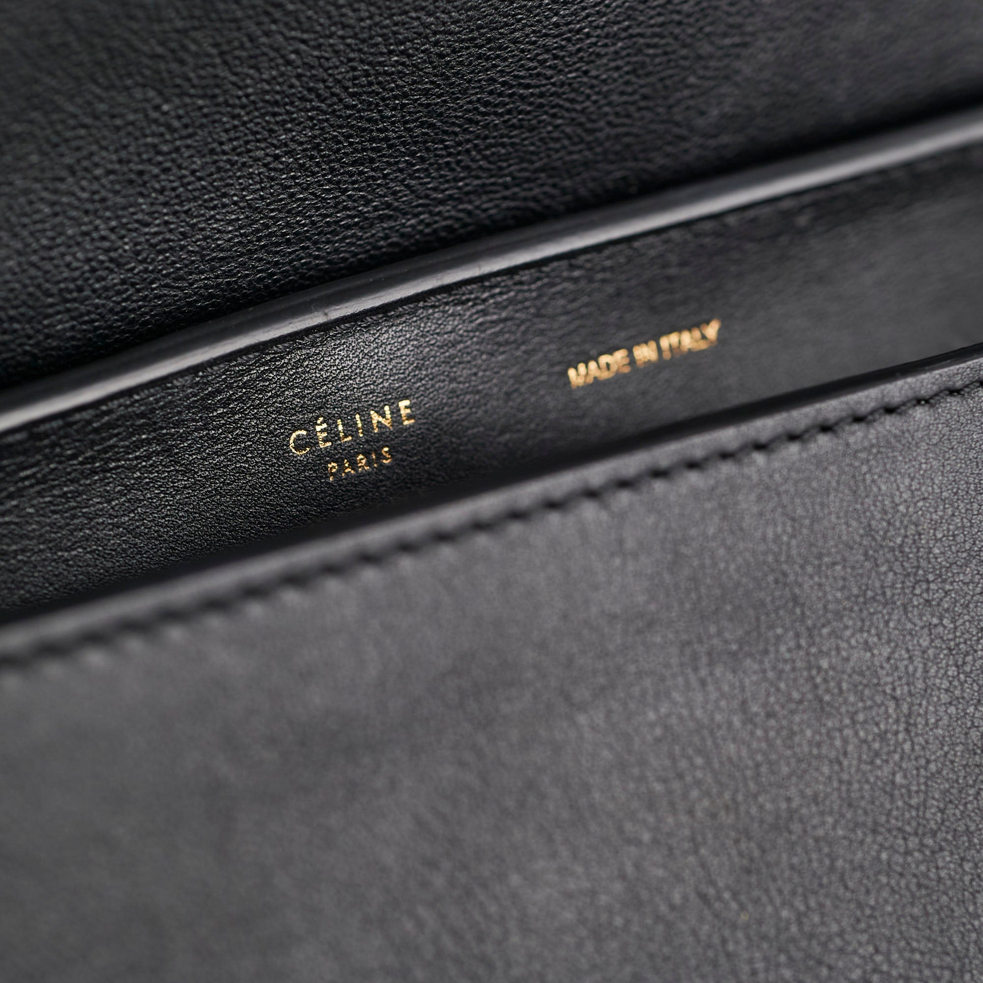 Celine Medium Trapeze Tricolor Leather Handbag for Women - Luxury Designer Crossbody Bag for Work, Travel & Everyday Use