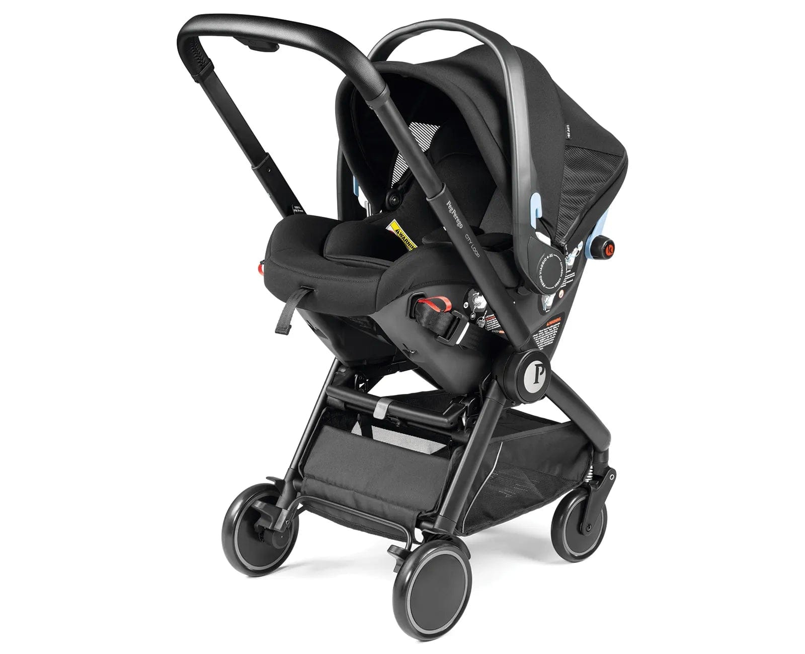 Peg Perego City Loop + Urban Mobility Infant Car Seat & Stroller Travel System - Safe & Comfortable Baby Carrier for Newborns to Toddlers - Perfect for Shopping, Travel & Daily Outings