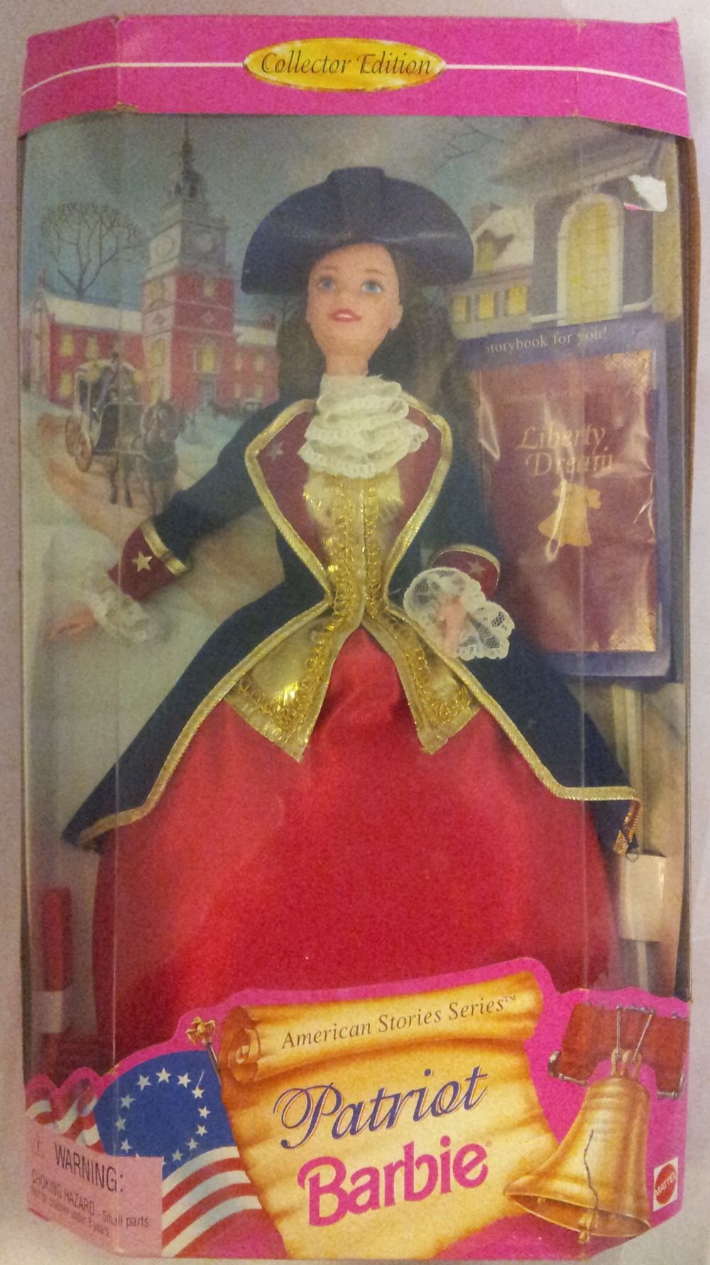 Patriot Barbie Doll - American Stories Series Collectible for Girls & Kids | Perfect for Playtime, Gifts & Patriotic Decorations
