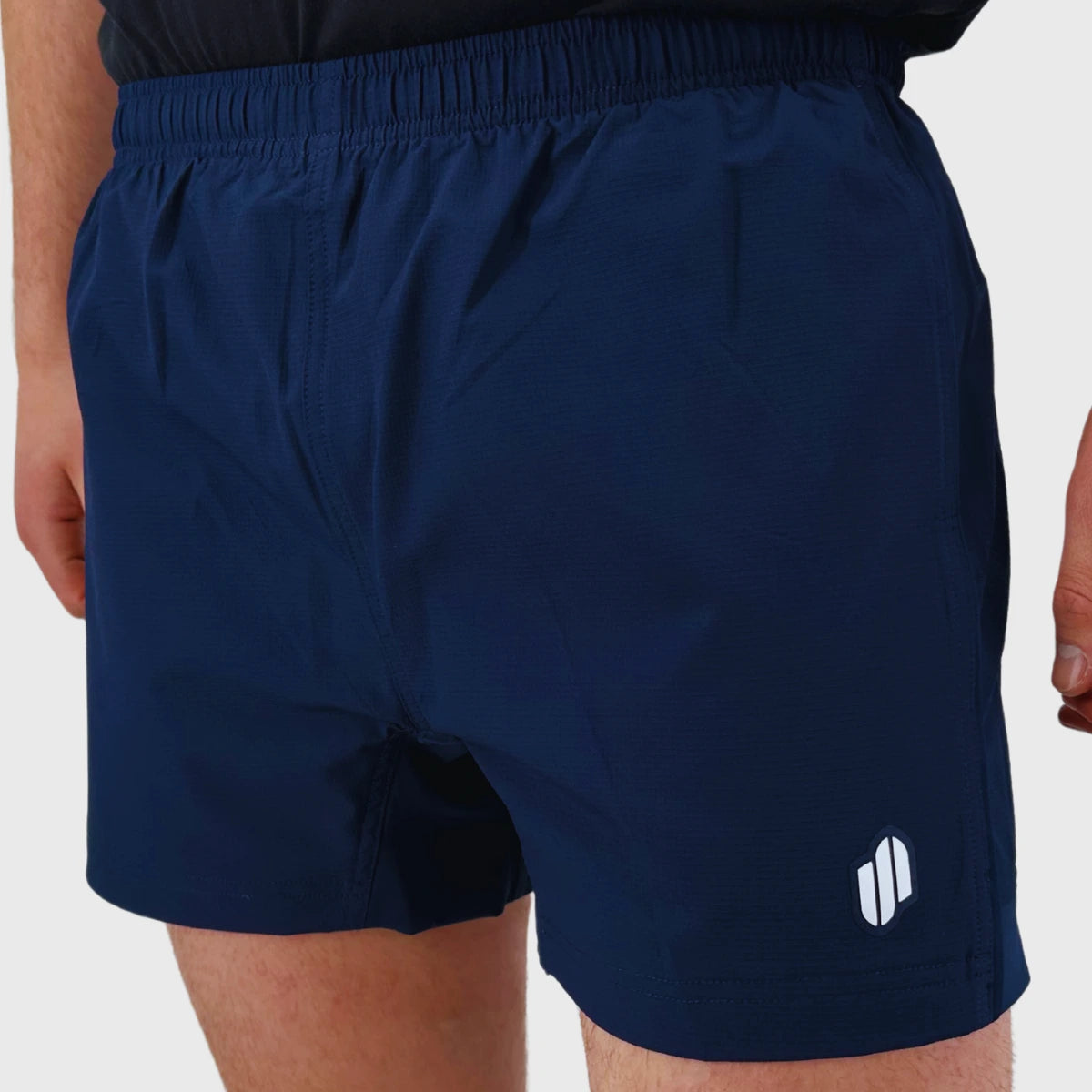 Samurai Men's Training Rugby Shorts - Navy Blue Athletic Shorts for Rugby, Football & Workouts - Comfortable & Durable Sports Apparel