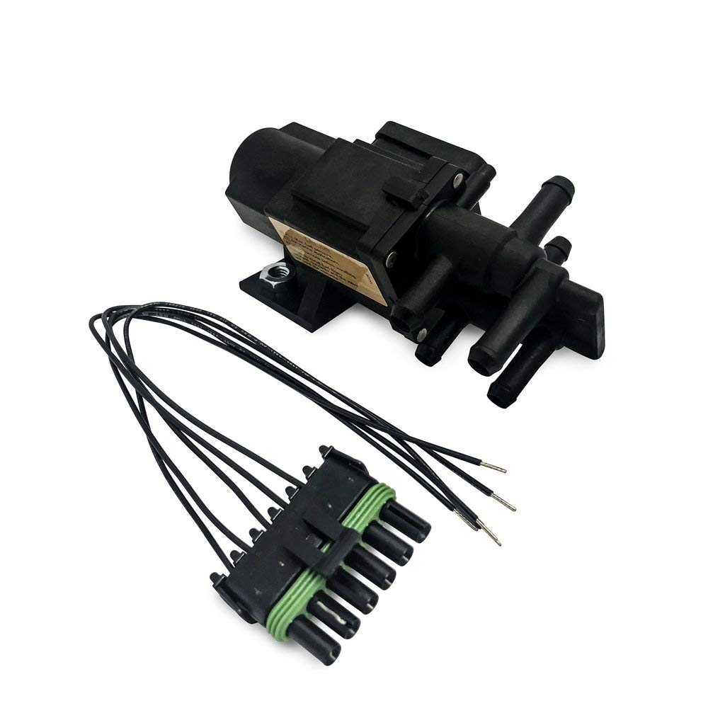 Professional SMP/Standard Motor U7000 FV5 Dual Tank Gas/Diesel Selector Valve Kit with Toggle Switch & Connector - Main/Auxiliary Fuel Switching for Trucks, RVs & Marine Vehicles - Easy Installation with Instructions