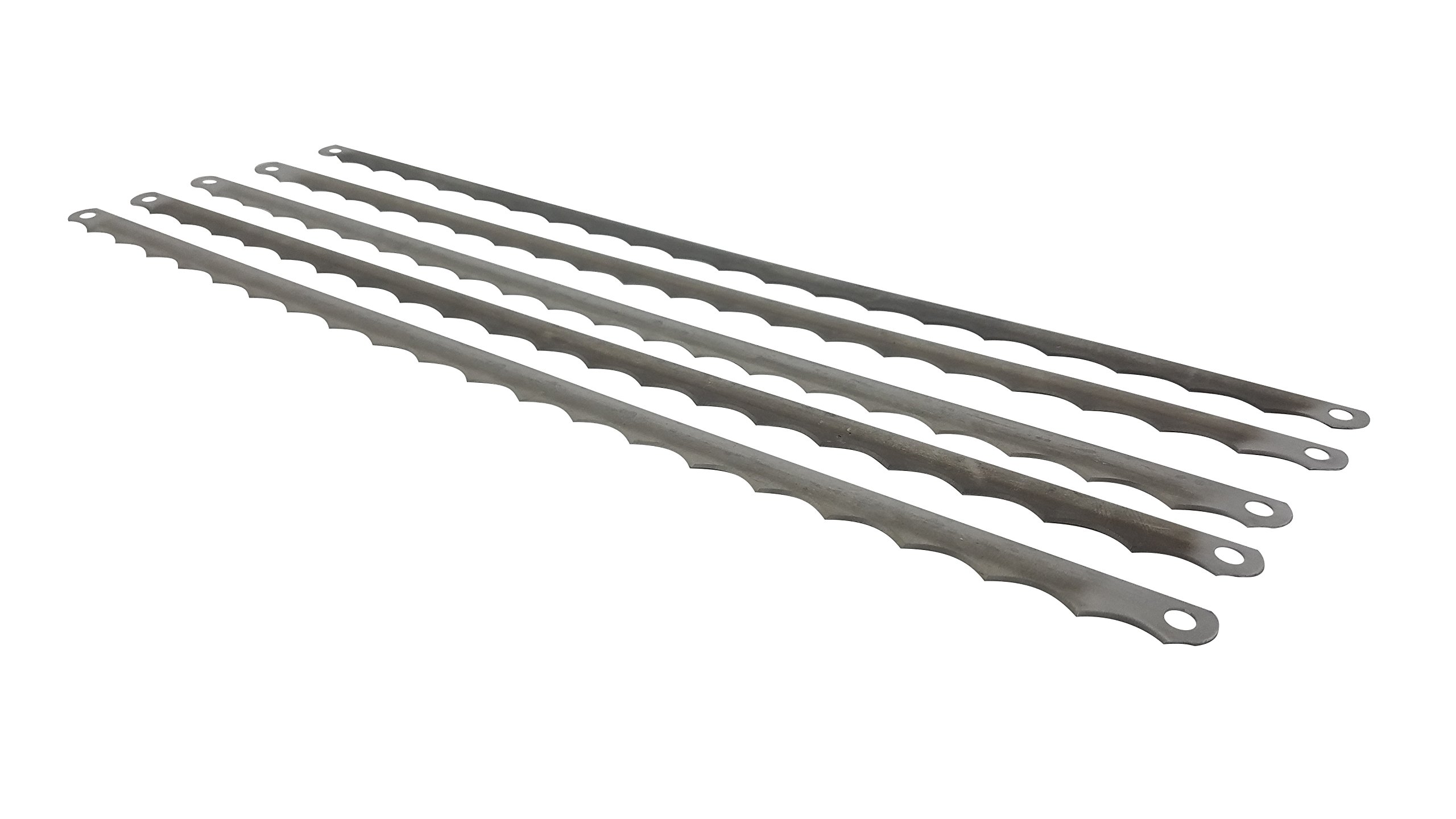 5-Pack Bread Knife Bow Blade Set - Stainless Steel Serrated Edge for Slicing Bread, Cake & Pastry - Perfect for Bakeries, Restaurants & Home Kitchens