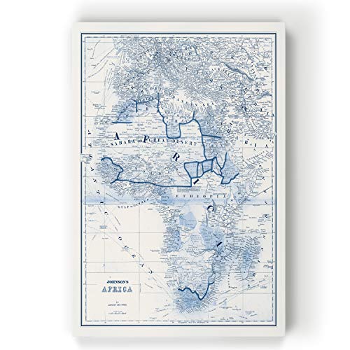 North America in Shades of Blue