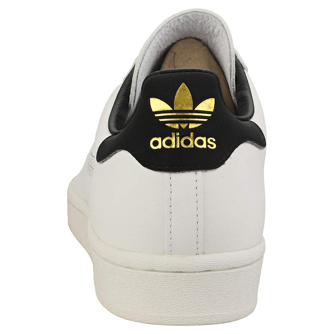 adidas Superstar Pure Men's Sneakers - Classic White Leather Low-Top Shoes for Casual Wear & Street Style | Perfect for Everyday Outfits, Gym, and Urban Fashion