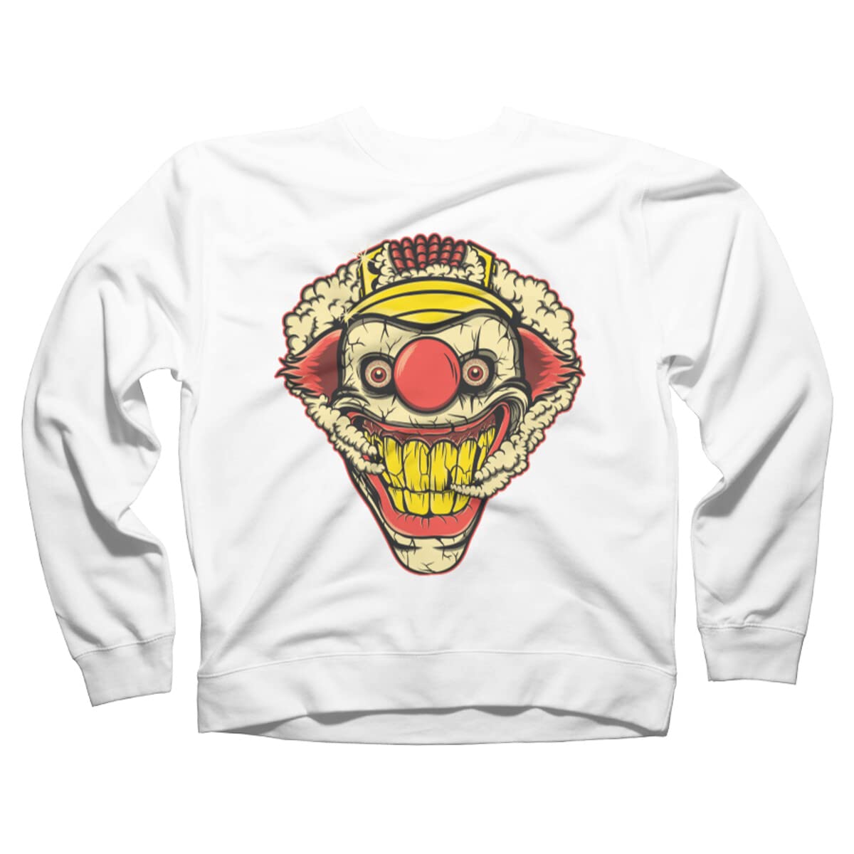 Design By Humans Unisex Sweet Tooth by Betmac Sweatshirt - Soft Cotton Pullover Hoodie for Men & Women - Perfect for Casual Wear, Street Style & Gifts