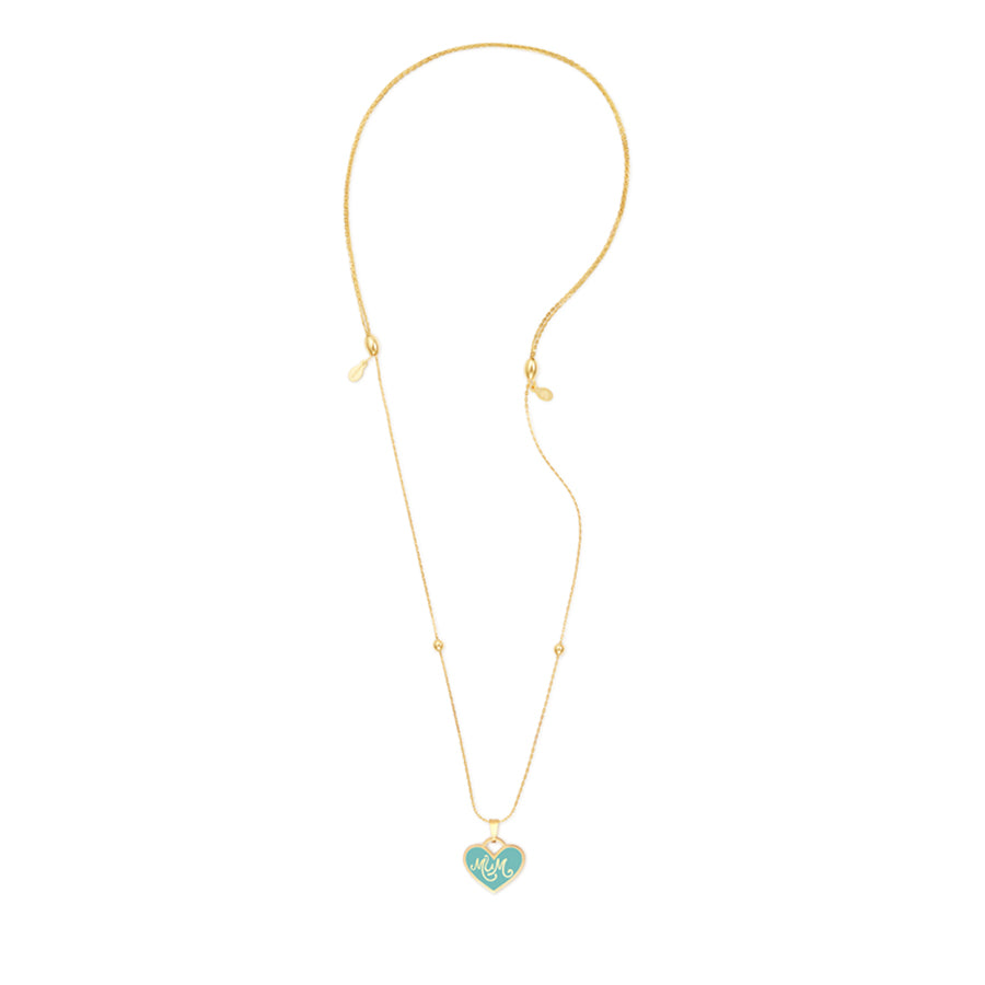 Mom Heart Necklace - Sterling Silver Pendant for Mother's Day Gift, Birthday Present, or Everyday Wear | Perfect for Gifting to Wife, Daughter, or Grandma