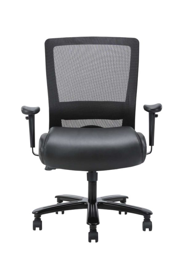 Boss Mesh Heavy Duty Office Chair - 400 lb Weight Capacity, Ergonomic Executive Desk Chair (Model B699 BK) for Home Office, Gaming & Conference Rooms