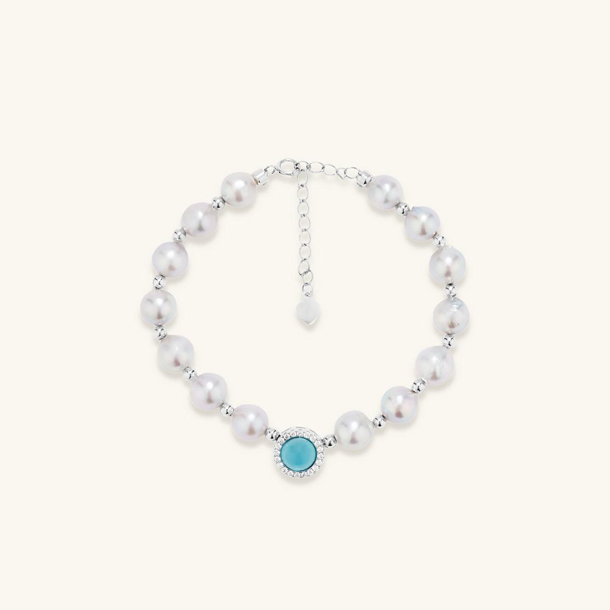 Elegant Akoya Pearl Bracelet for Women - Genuine Japanese Pearls, 7-8mm, Sterling Silver Clasp - Perfect for Weddings, Parties & Special Occasions