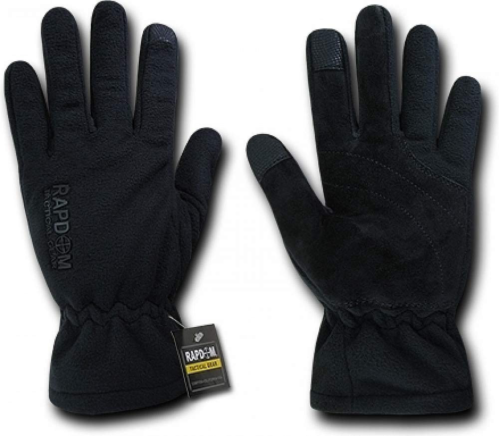 RAPDOM Tactical Breathable Fleece Gloves for Outdoor Sports, Hunting, Hiking & Winter Activities - Warm & Comfortable Cold Weather Gloves