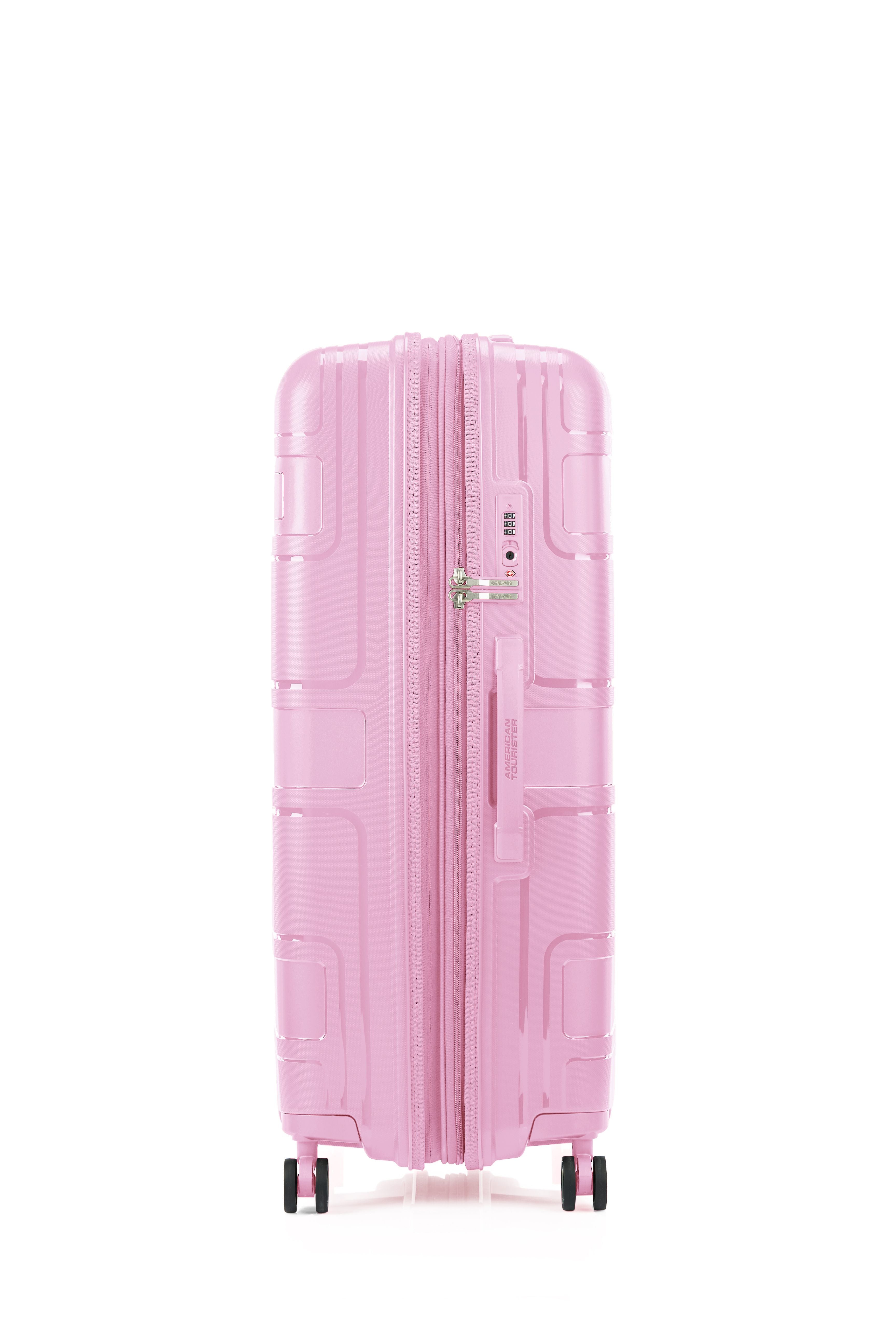 American Tourister Light Max 55cm Small Cabin Luggage - Fresh Pink Carry-On Suitcase for Women & Girls | Perfect for Weekend Getaways & Air Travel