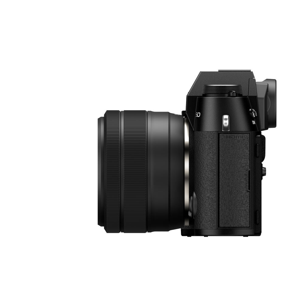 FUJIFILM X-T50 Mirrorless Digital Camera with 15-45mm f/3.5-5.6 OIS Lens Kit (Black) - Perfect for Travel, Street Photography & Vlogging