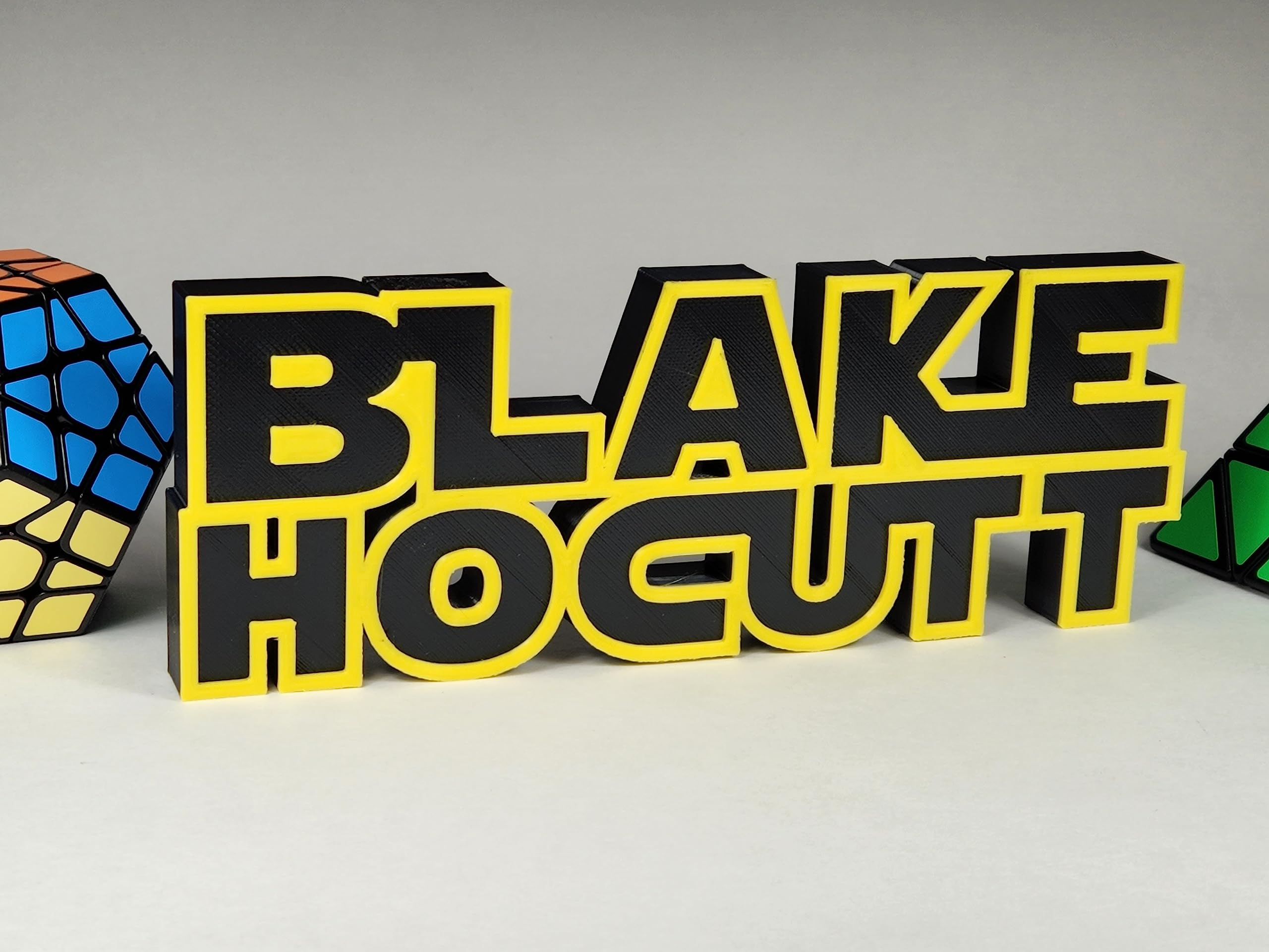 Custom STAR WARS Inspired Nameplate - Personalized Desk & Shelf Decor for Office or Home | Unique Man Cave Gift & Kids Desk Accessory | Multi-Color DualLine Plaque | Perfect for Office Decor, Gaming Room Setup & Collectible Display