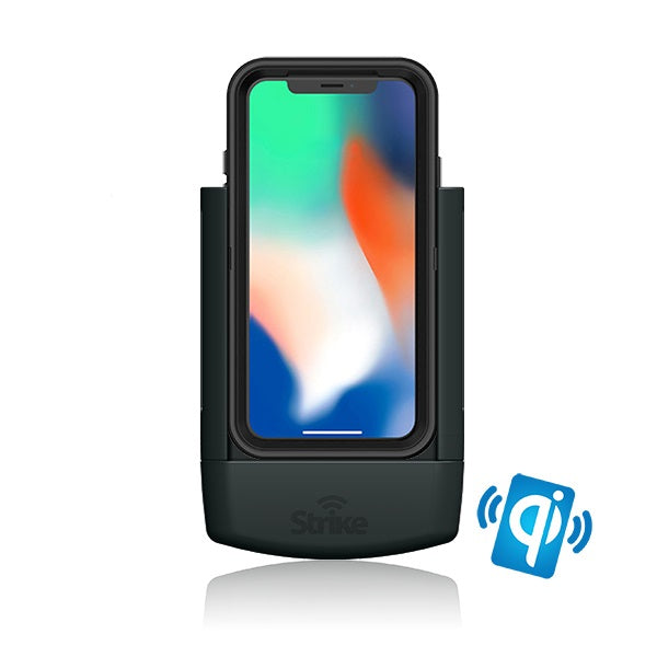 iPhone X & XS Wireless Car Charger Mount - Compatible with OtterBox Defender Case - Hands-Free Charging for Safe Driving & Commuting