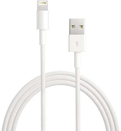 Original Apple 1m Lightning to USB Cable MQUE2ZM/A - Fast Charging & Data Sync for iPhone, iPad - Perfect for Home, Office & Travel Use